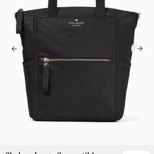 Kate Spade Classic Black Tote Chelsea Large Convertible Backpack